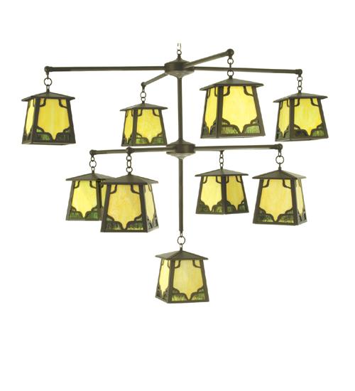 55"Wide Kirkpatrick 9 Light Chandelier