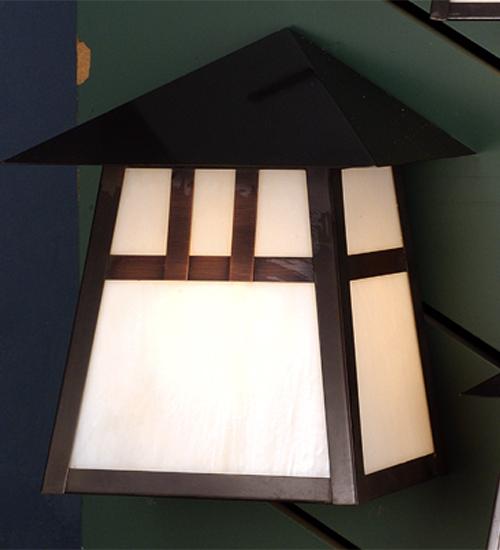 12"W Stillwater Double Bar Mission Wall Sconce