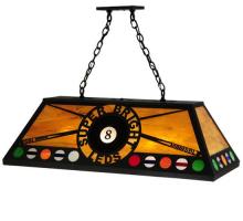 Meyda Blue 122446 - 39" Long Personalized 8 Ball LED Oblong Pendant