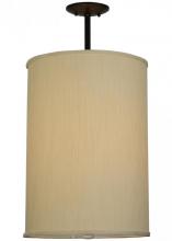 Meyda Blue 142929 - 14.5"W Cilindro Mystic Beige Textrene Pendant