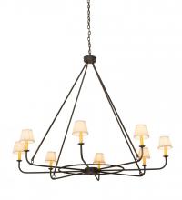 Meyda Blue 183511 - 60"W Brach Ring 8 LT Chandelier