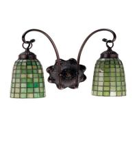 Meyda Blue 18637 - 14.5"W Terra Verde 2 LT Wall Sconce