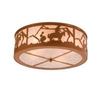 Meyda Blue 24463 - 22" Wide Cowboy Flushmount