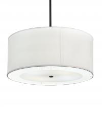 Meyda Blue 248910 - 30" Wide Cilindro Textrene Pendant