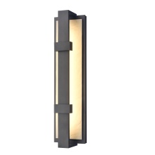 Arabela Lighting 65000 - 19" Crossroads Outdoor Aluminum Sconce in Charcoal Black Finish