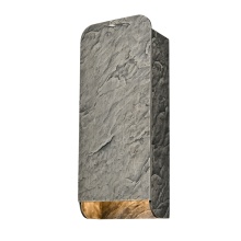 Arabela Lighting 65011 - 15" Stellis Outdoor Aluminum Sconce in Charcoal Black Finish