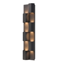 Arabela Lighting 65061 - 27" Skyline Outdoor Aluminum Sconce in Charcoal Black Finish