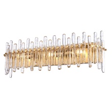 Arabela Lighting 85107-3 - 26.5" Icicles Vanity in Brass with Handmade Textured Glass Rods