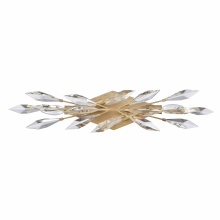 Arabela Lighting 85426-4 - 25.5" Crystal Fusion Vanity in Peruvian Gold with Large Faceted Clear Crystals