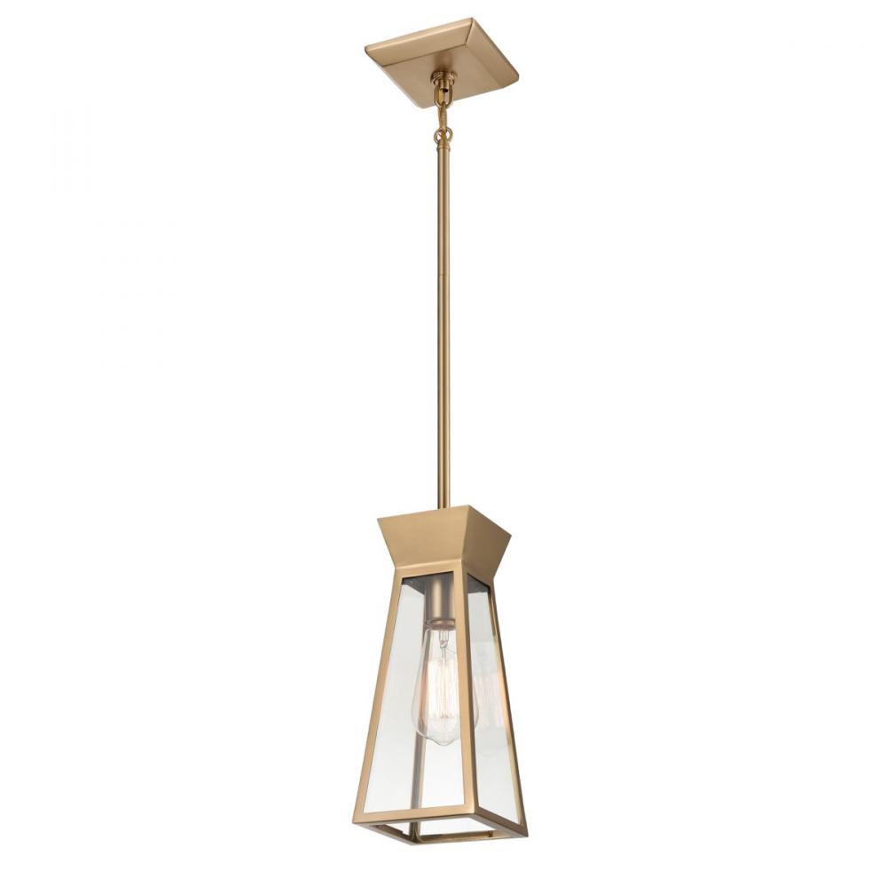 Lucian Single Pendant Brushed Brass