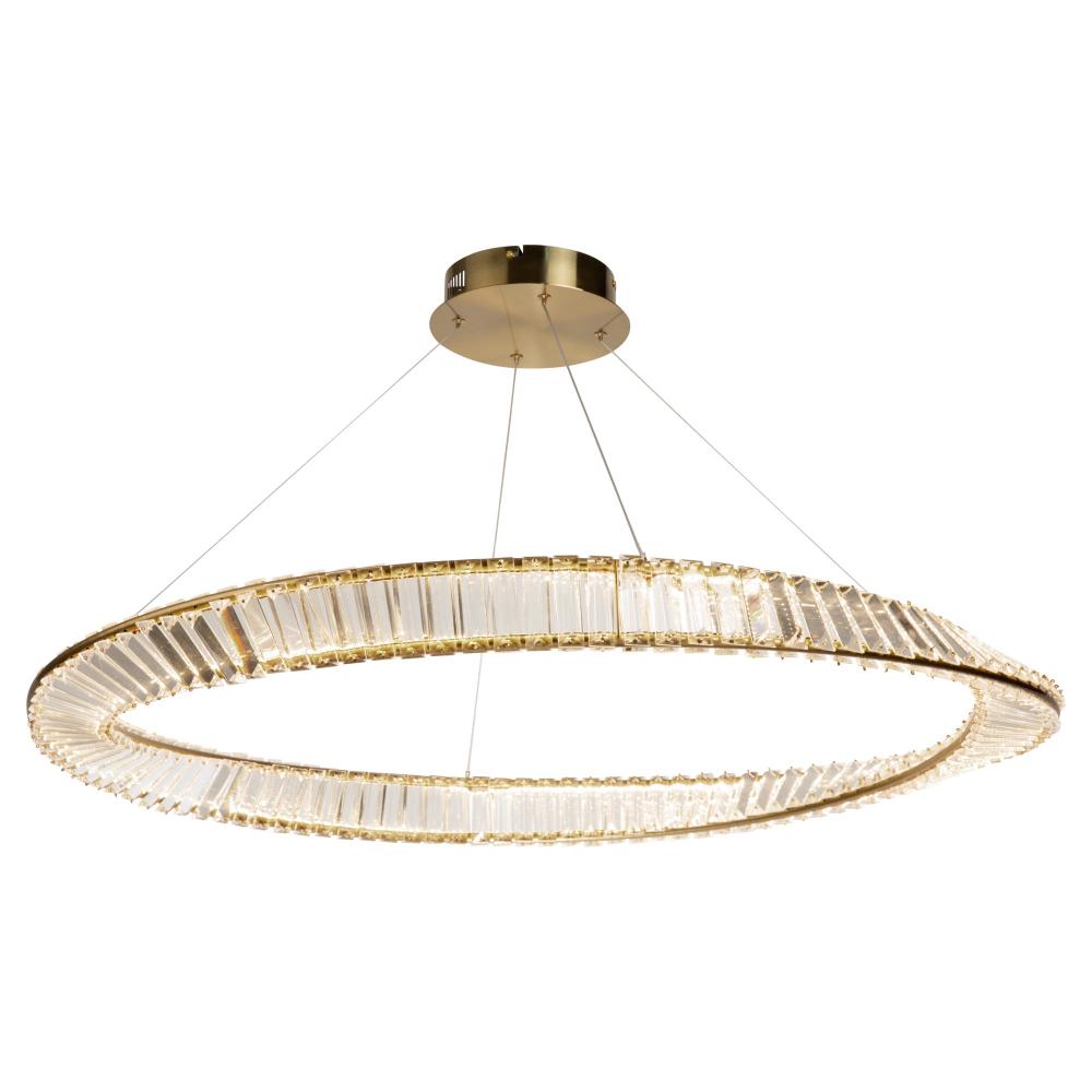 Stella 60W LED Pendant Brushed Brass