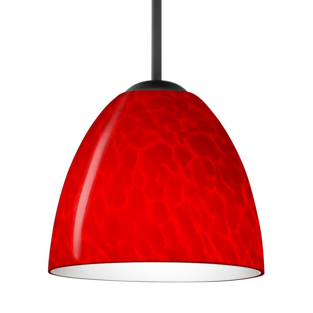 Besa Sasha Pendant Black Red Cloud 1x50W MAX E26 Base