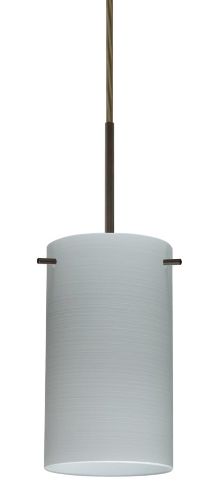 Besa Stilo 7 Pendant Bronze Chalk 1x50W Candelabra