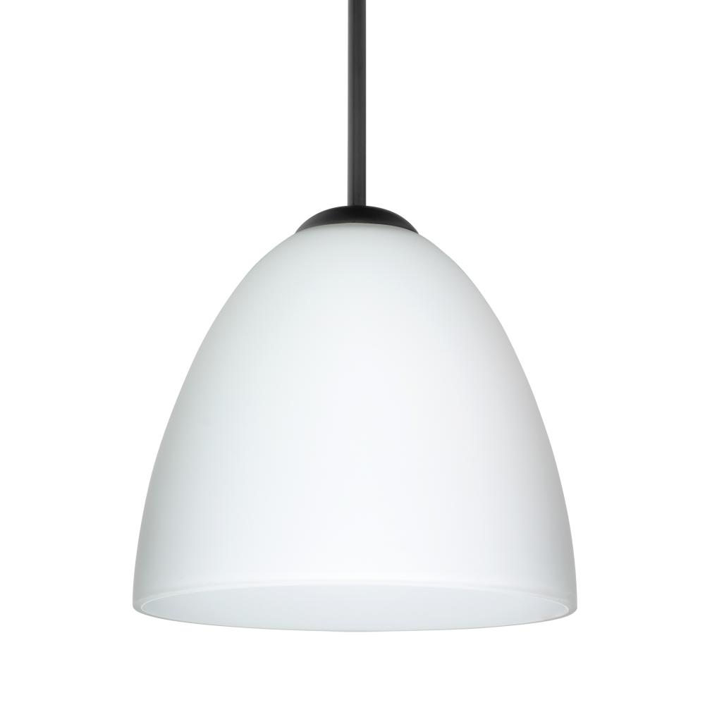 Besa Vila Pendant Black Opal Matte 1x60W MAX E26 Base