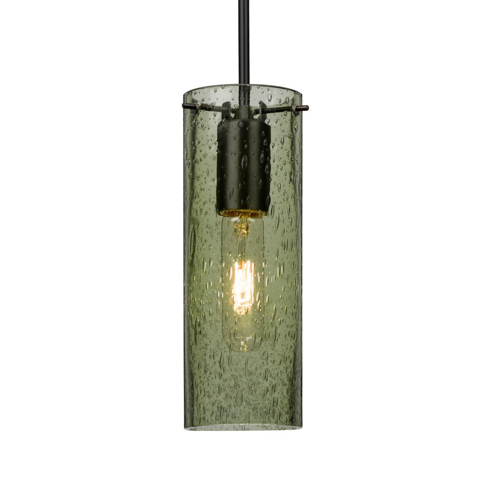 Besa, Juni 10 Cord Pendant, Moss Bubble, Black, 1x60W MAX E26 Base