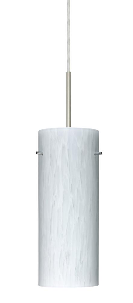 Besa Stilo 10 Pendant Satin Nickel Carrera 1x100W Medium Base