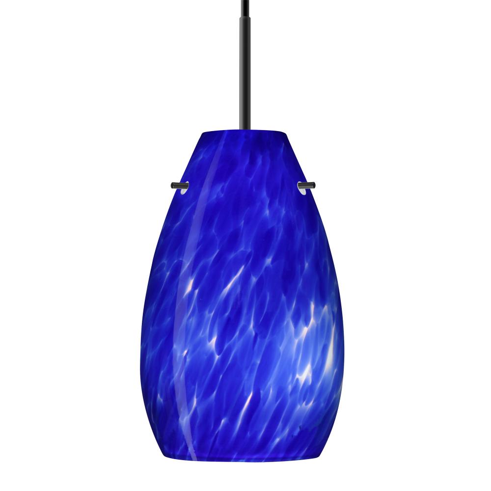 Besa Pera 9 Pendant Black Blue Cloud 1x100W MAX E26 Base