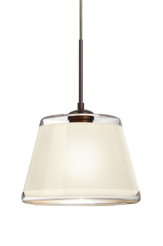 Besa Pendant Pica 9 Bronze White Sand 1x9W LED