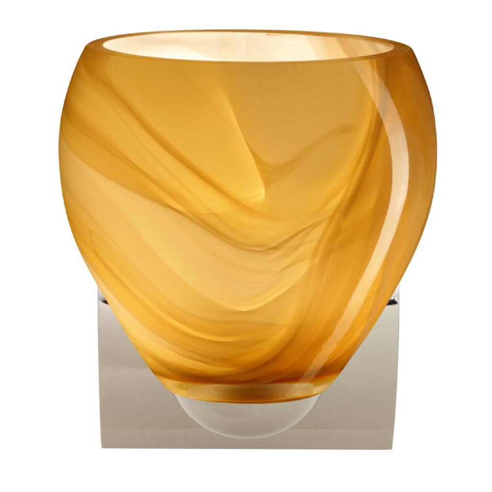 Besa Wall Bolla Chrome Honey 1x60W Medium Base