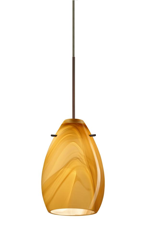 Besa Pendant Pera 6 Bronze Honey 1x5W LED