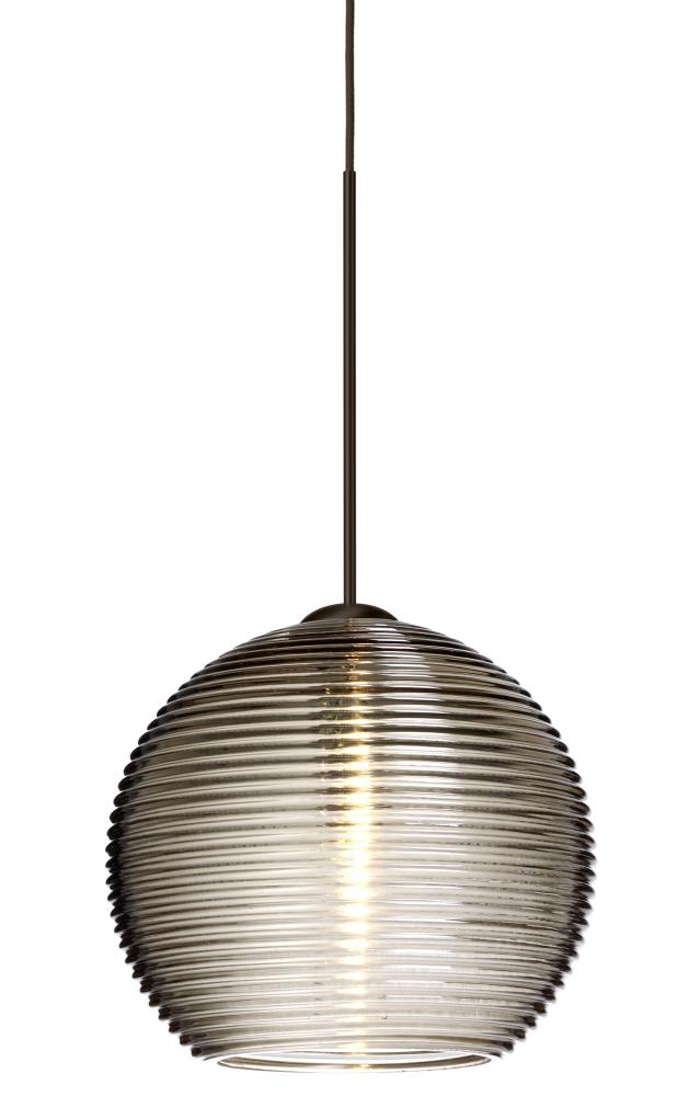 Besa Pendant Kristall 6 Bronze Smoke 1x35W Halogen