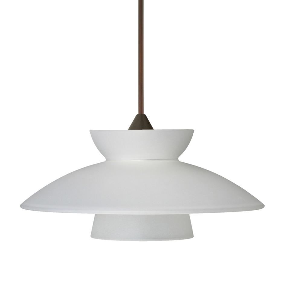 Besa Pendant Trilo 7 Bronze Frost 1x5W LED