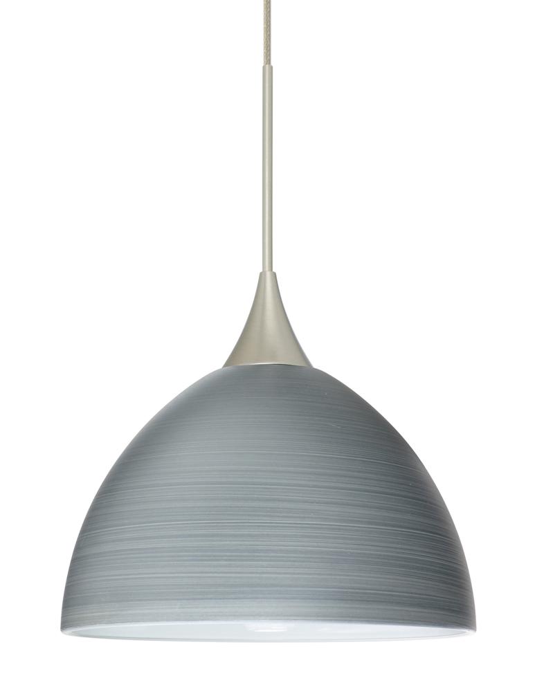 Besa Pendant Brella Satin Nickel Titan 1x50W Halogen