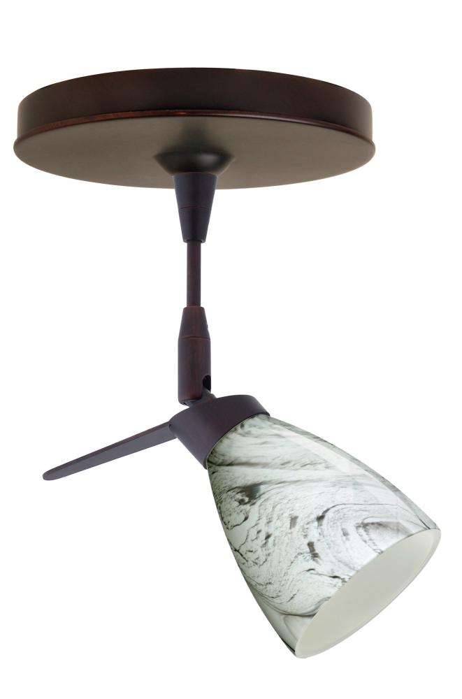 Besa Spotlight Andi Bronze Marble Grigio 1x35W Halogen Mr11