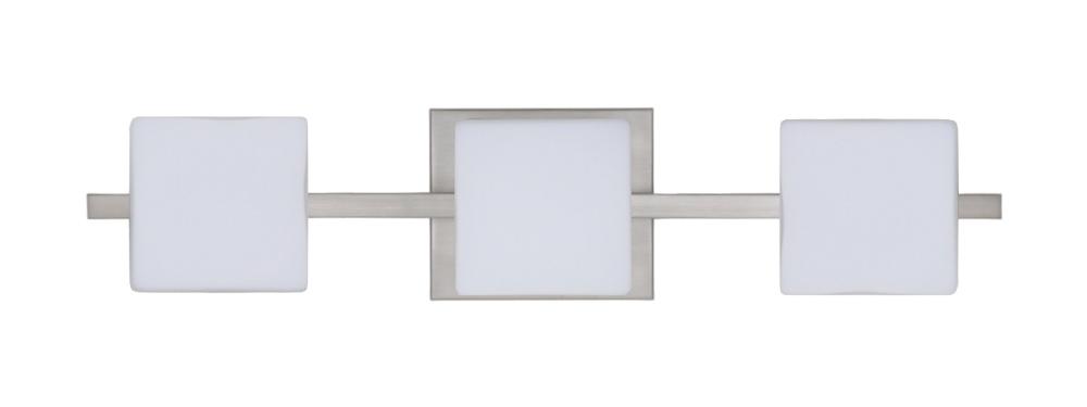 Besa Wall Alex Satin Nickel Opal Matte 3x5W LED