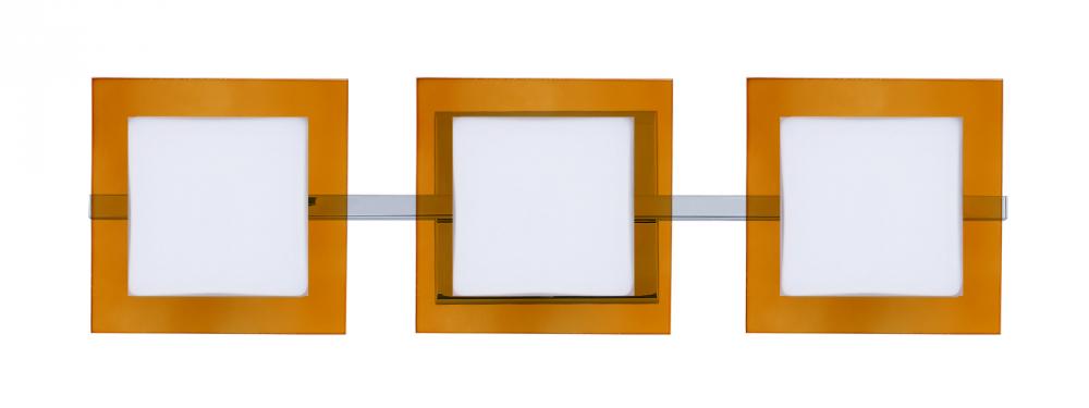 Besa Wall Alex Chrome Opal/Armagnac 3x5W LED