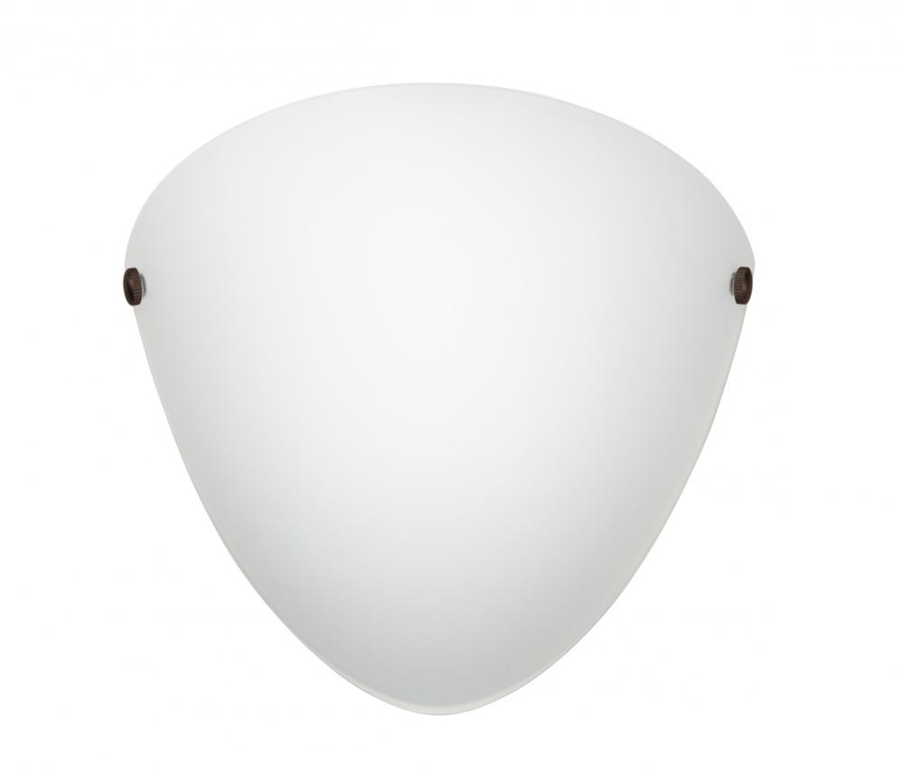 Besa Kailee LED Wall Opal Matte Bronze 1x8W LED