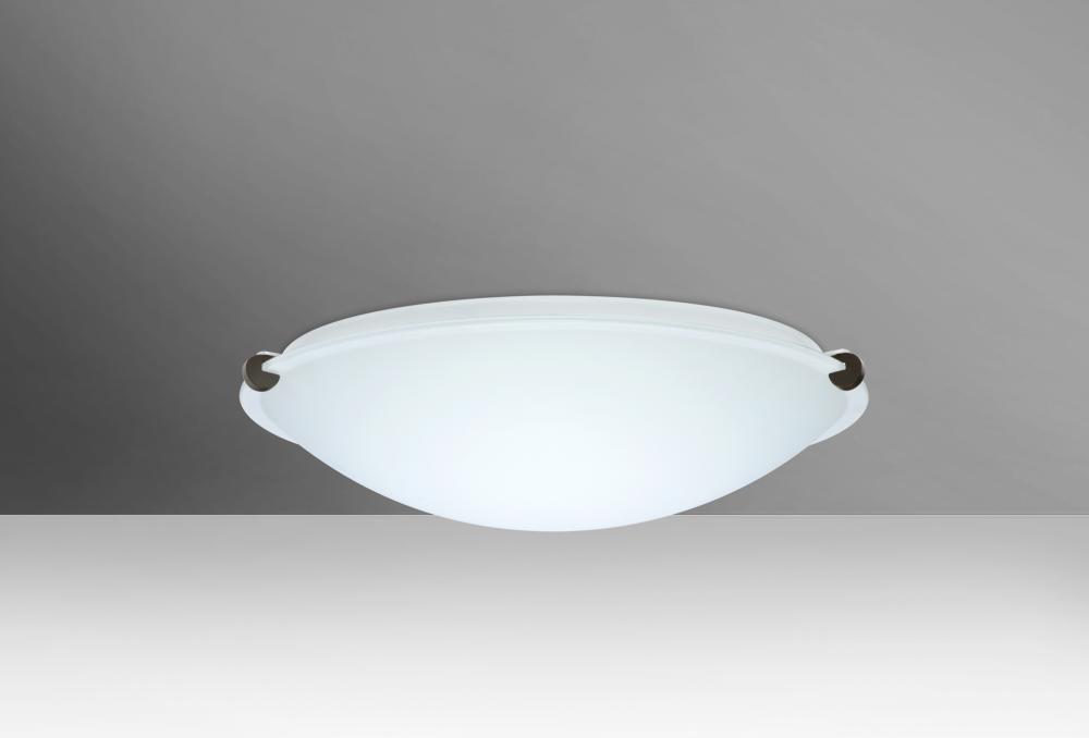 Besa Ceiling Trio 12 Bronze White 1x100W Medium Base