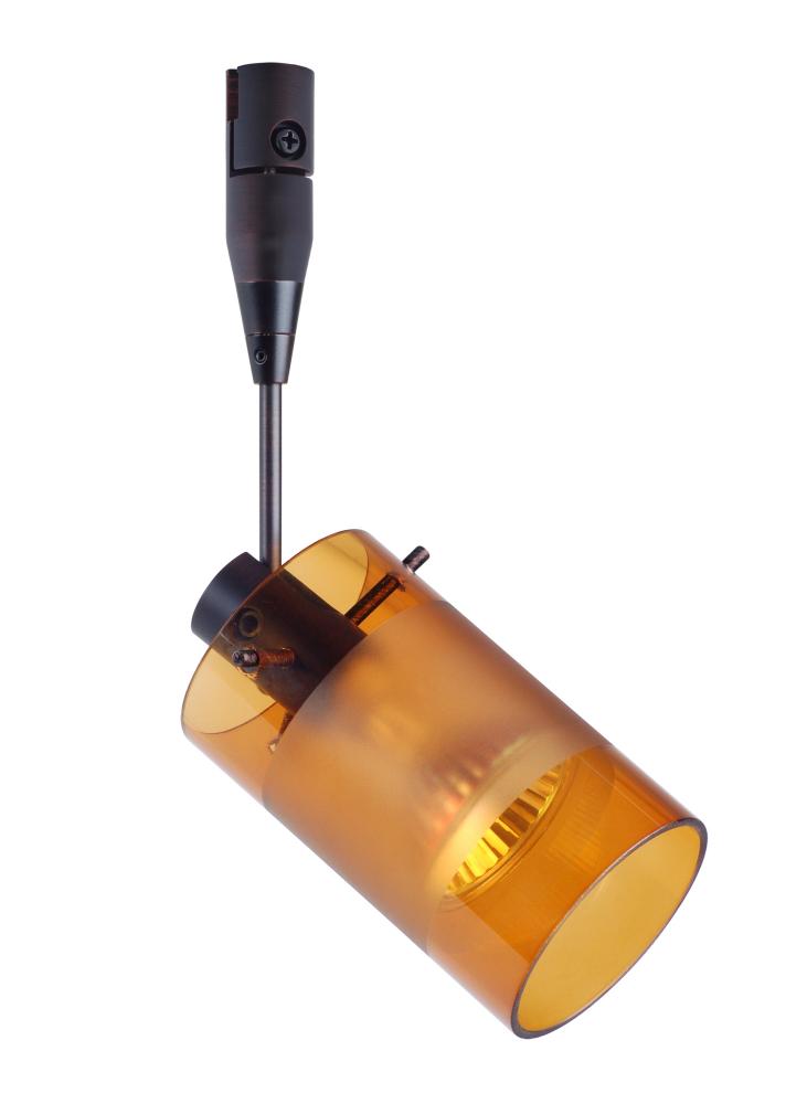 Besa Spotlight With 18" Stem Scope 4 Bronze Armagnac/Frost 1x50W Bipin MR16