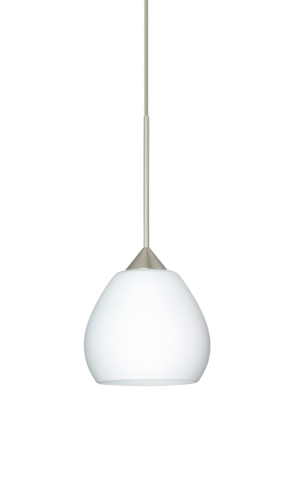 Besa Pendant For Multiport Canopy Tay Tay Satin Nickel Opal Matte 1x50W Halogen