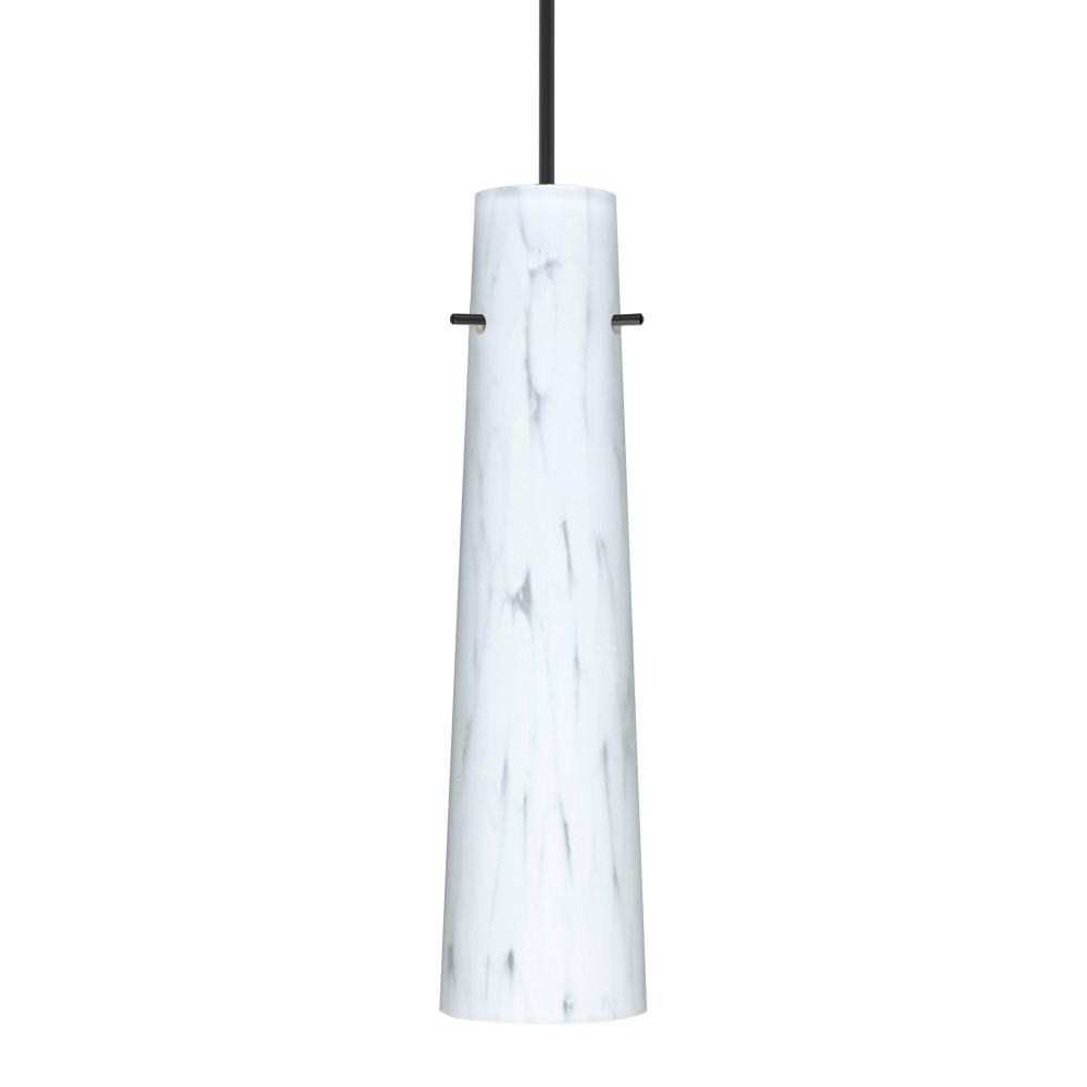 Besa Camino Pendant for Multiport Canopy Black Carrera 1x50W Halogen, 277V, 0-10V Dimming