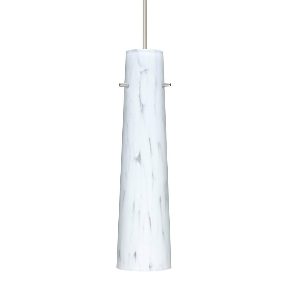 Besa Camino Pendant for Multiport Canopy Satin Nickel Carrera 1x50W Halogen, 277V, 0-10V D