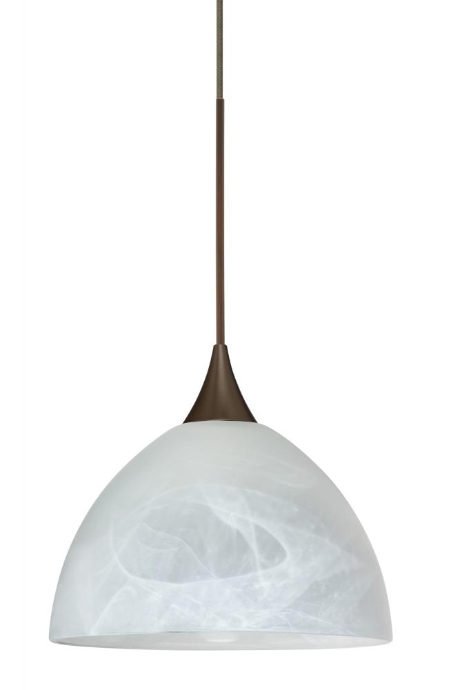 BESA PENDANT BRELLA BRONZE MARBLE 1X6W LED