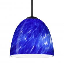 Besa Lighting 1BC-757286-BK - Besa Sasha Pendant Black Blue Cloud 1x50W MAX E12 Base