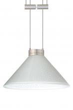 Besa Lighting 1XA-282453-SN - Besa Pendant Kona Satin Nickel White Starpoint 1x50W Halogen