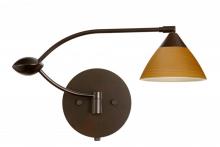 Besa Lighting 1WU-1743OK-BR - Besa Wall Domi Bronze Oak 1x50W Halogen Gy6.35