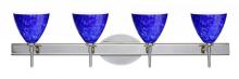 Besa Lighting 4SW-177986-CR - Besa Wall Mia Chrome Blue Cloud 4x40W G9