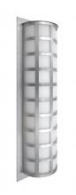 Besa Lighting SCALA28-WA-LED-SL - Besa Outdoor Scala 28 Silver White Acrylic 3x8W LED