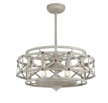 Savoy House 34-FD-123-155 - Colonade 6-Light Fan D'Lier in Provence with Gold Accents