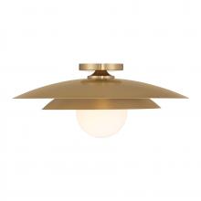 Savoy House 6-5564-1-322 - Sherrer 1-Light Ceiling Light in Warm Brass