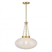 Savoy House 7-1740-1-322 - Willow 1-Light Pendant in Warm Brass