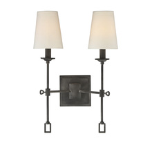 Savoy House 9-9004-2-88 - Lorainne 2-Light Wall Sconce in Oxidized Black