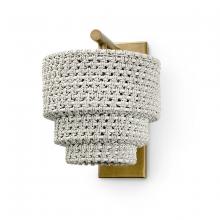 Palecek 2752-53 - VERANDA SCONCE WHITEWASH ANT BRASS