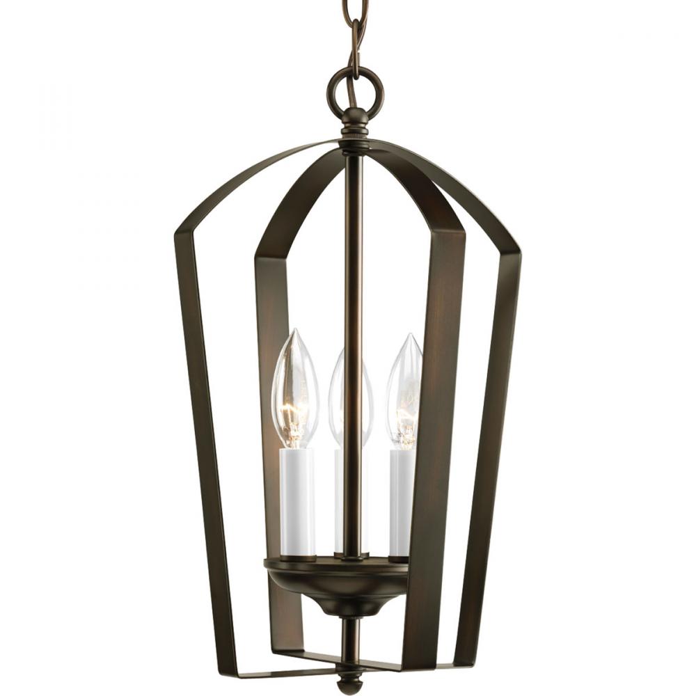 Gather Collection Three-Light Foyer Pendant