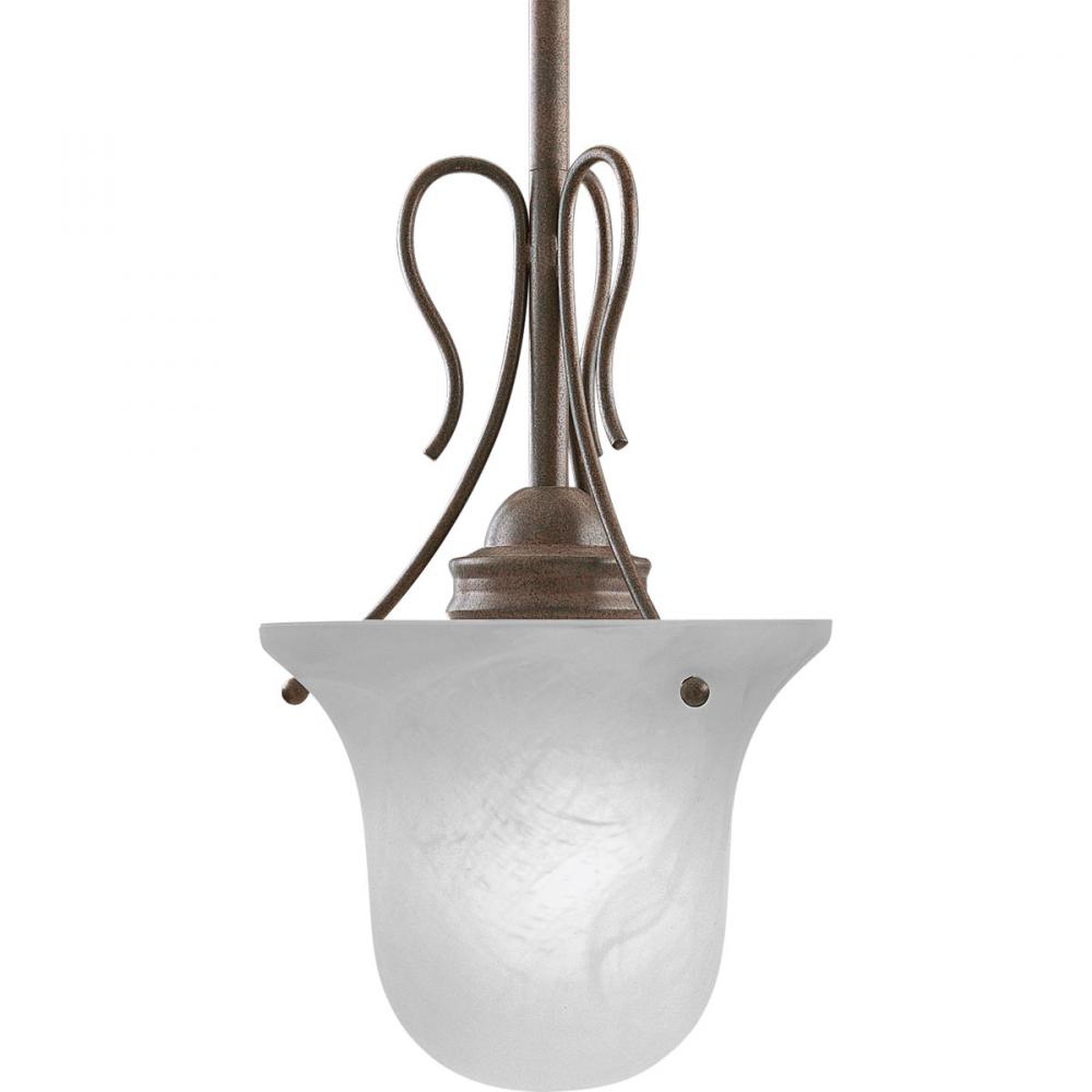 One Light Copper Foyer Hall Pendant