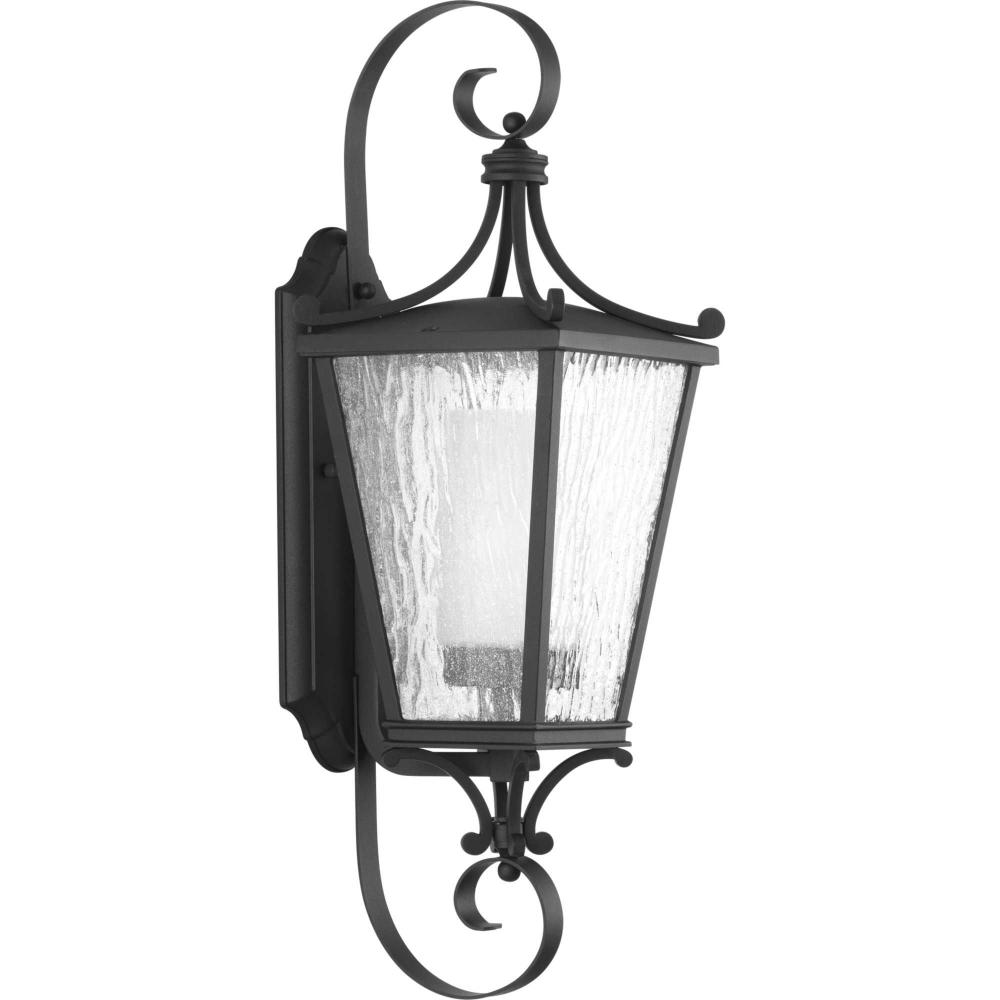 Cadence Collection Black One-Light Medium Wall Lantern